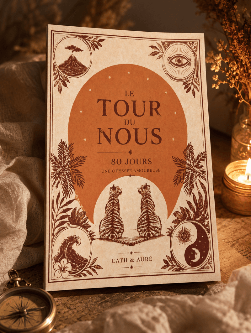 Couverture officielle Le Tour du Nous en 80 Jours par Cath et Auré